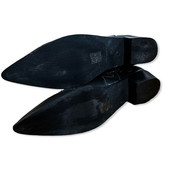 WeWoreWhat Cowboy Boots in Black western cowgirl stitched Revolve 40 10 - Picture 12 of 14